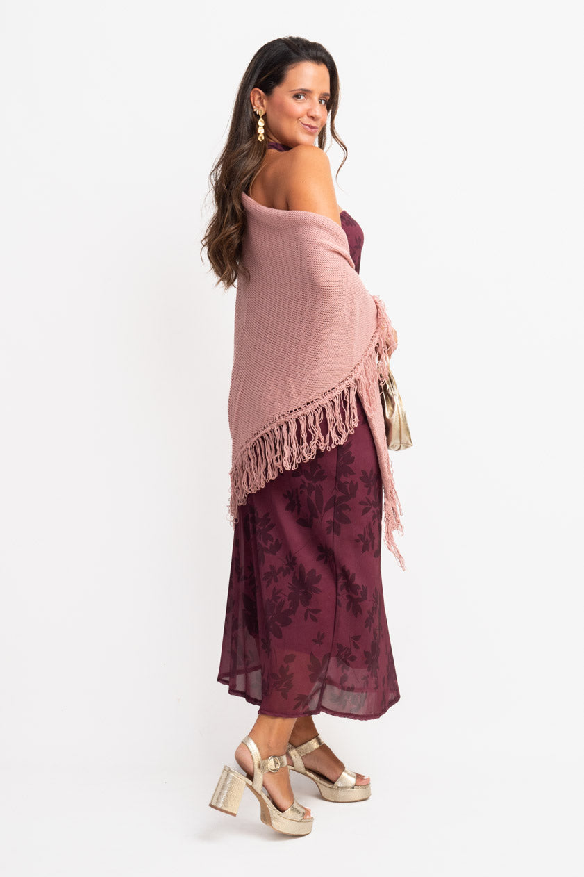Vestido Agatha · Granate