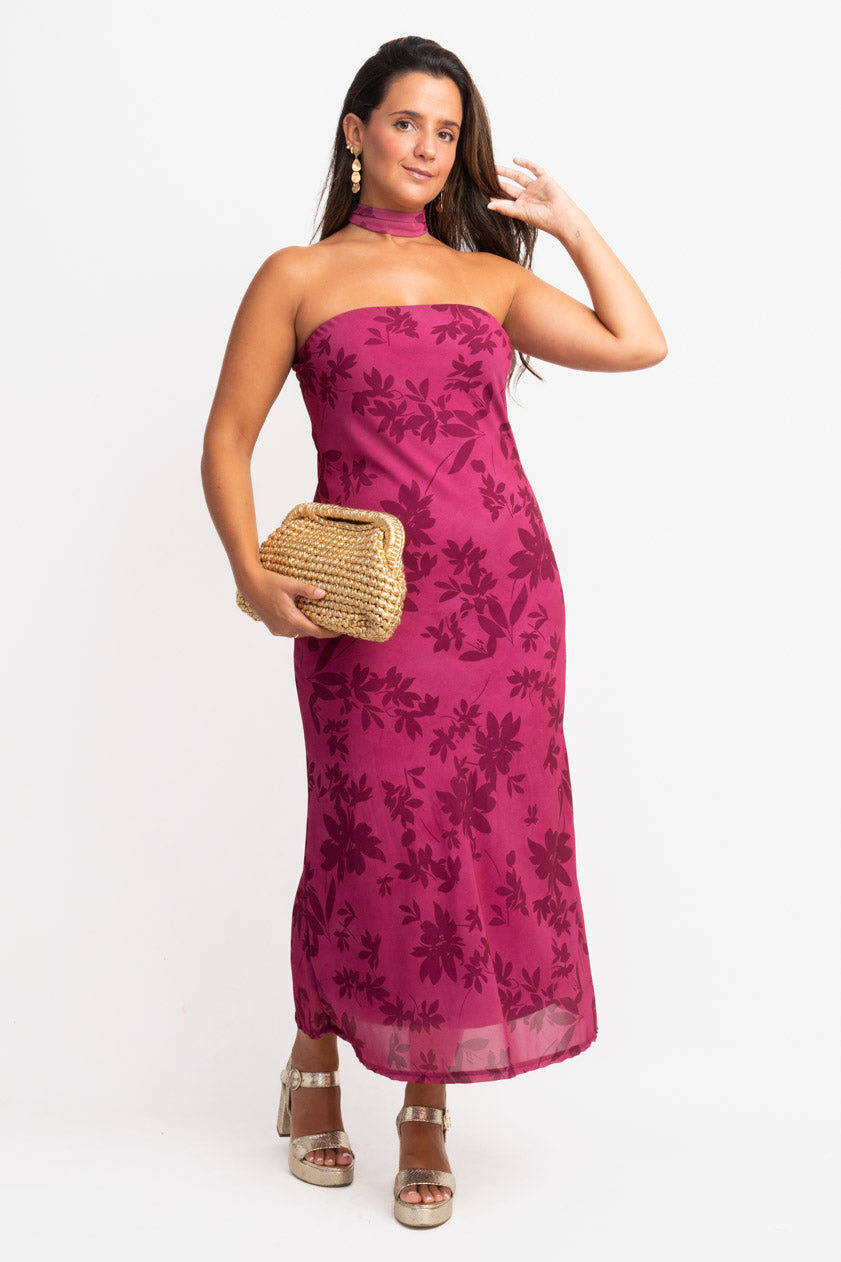 Vestido Agatha · Púrpura