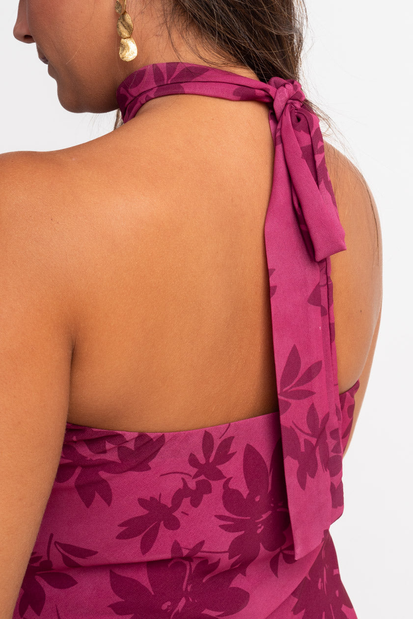 Vestido Agatha · Púrpura