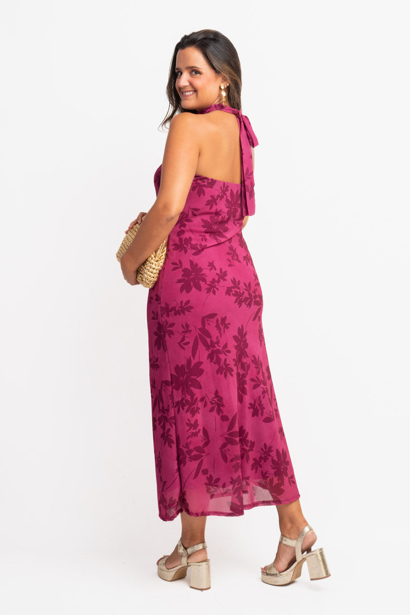 Vestido Agatha · Púrpura