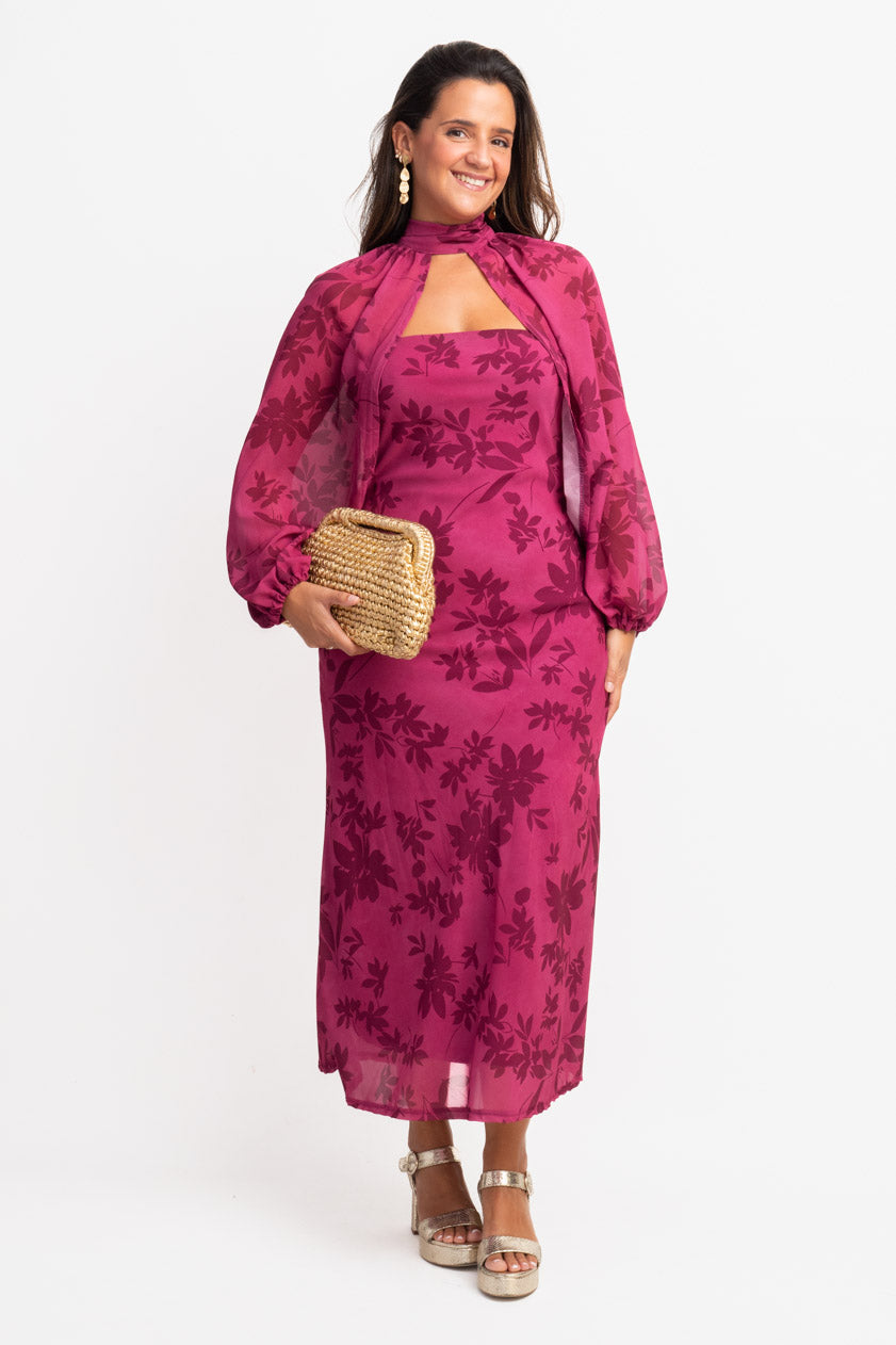 Vestido Agatha · Púrpura