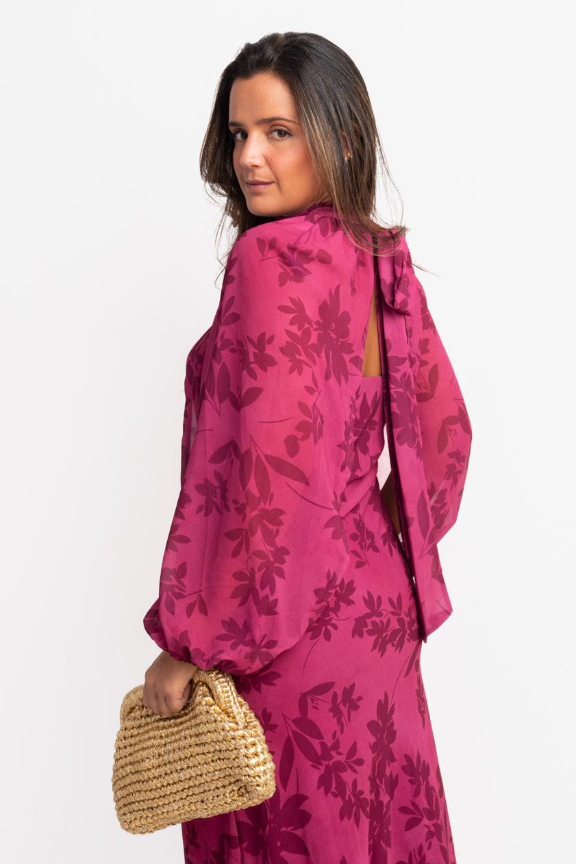 Vestido Agatha · Púrpura