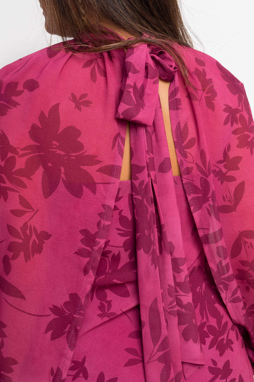 Vestido Agatha · Púrpura