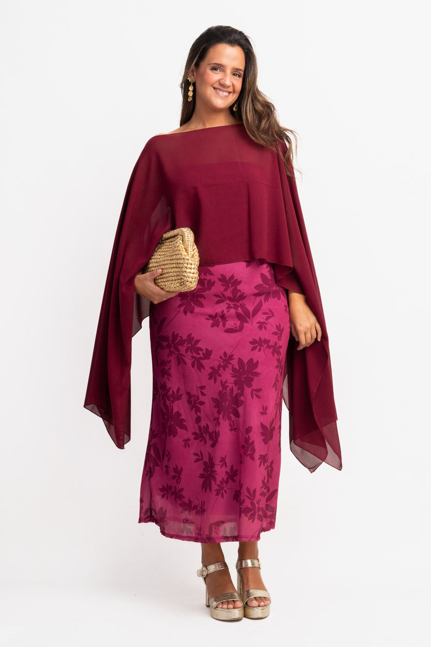 Vestido Agatha · Púrpura
