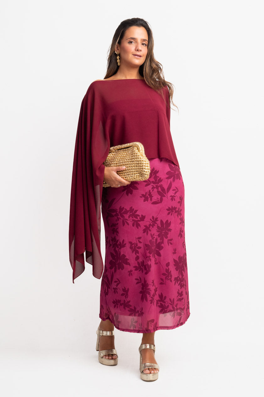 Vestido Agatha · Púrpura