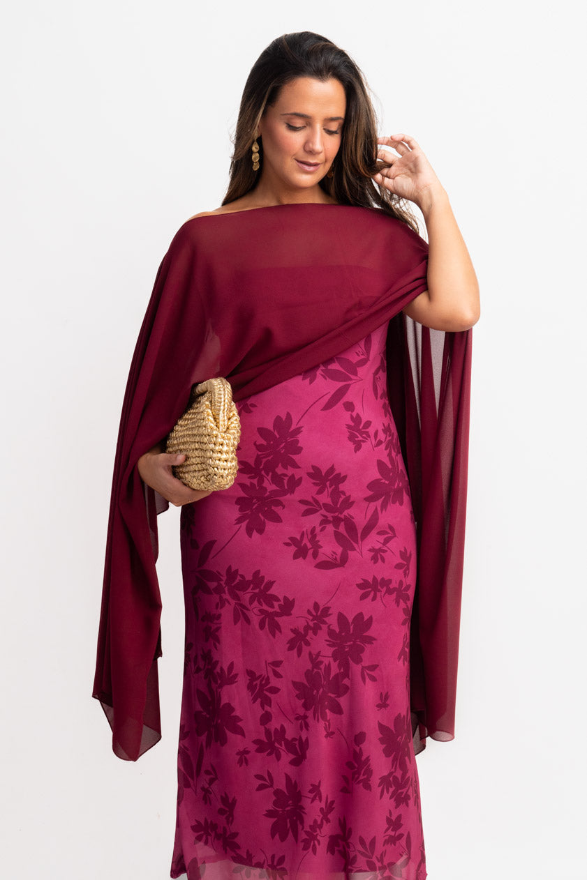 Vestido Agatha · Púrpura