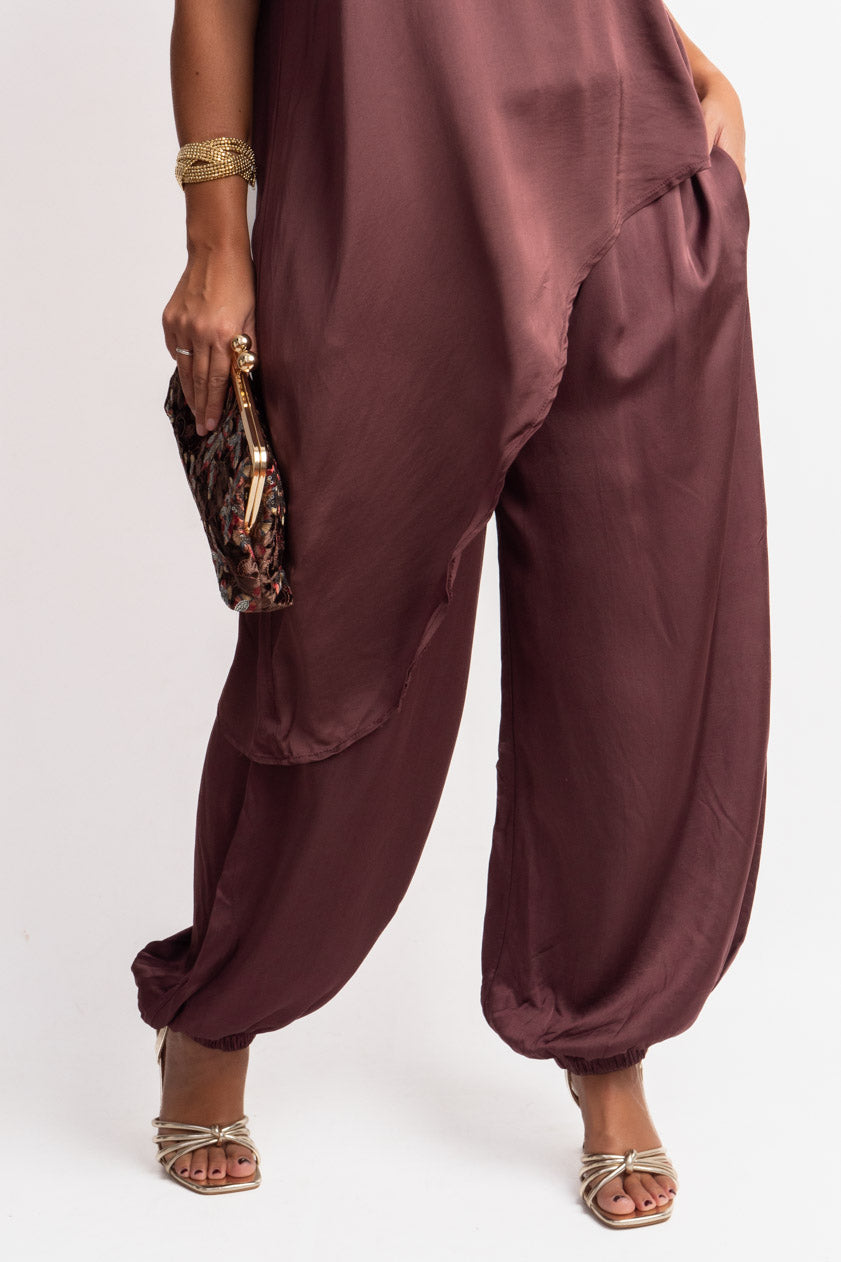Pantalón Bombacho Raso