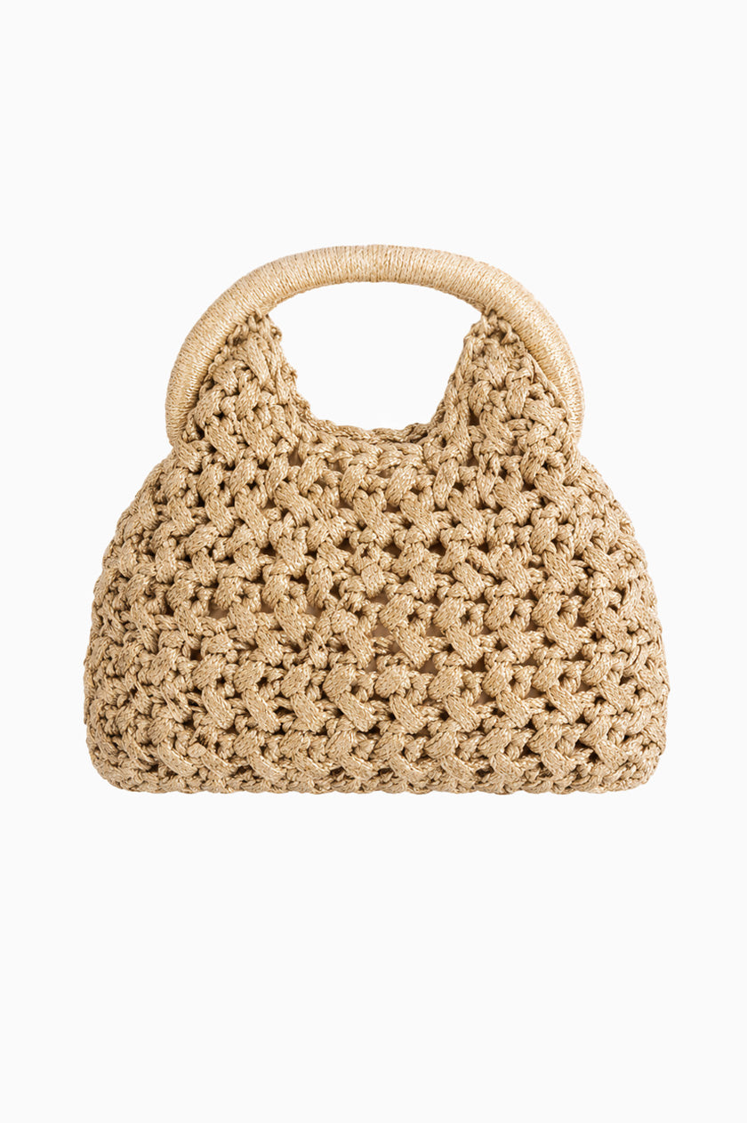 Bolso Crochet Oro