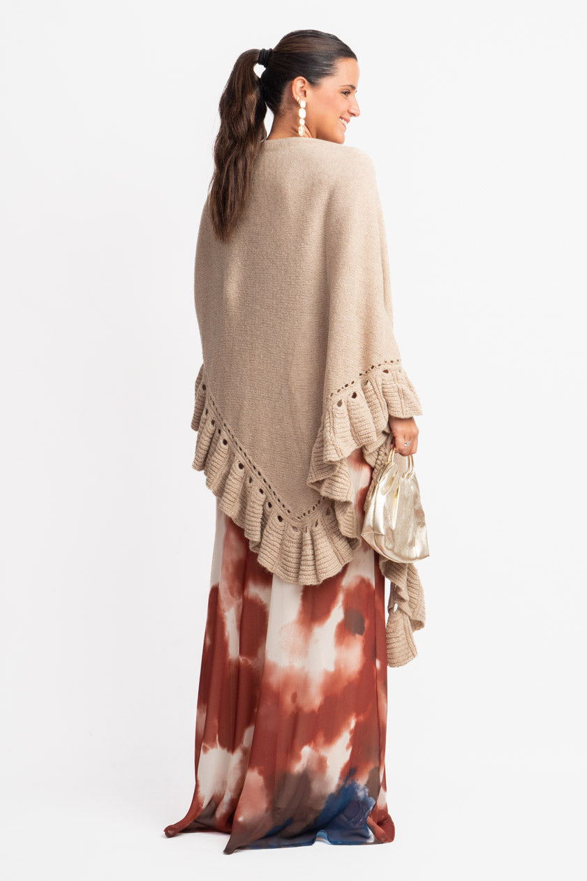 Maxi Capa Lana - Beige