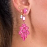 Comprar Pendientes Pink Crystal Online