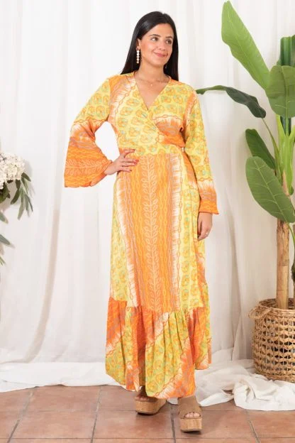 Comprar Vestido Kimono Orange Online