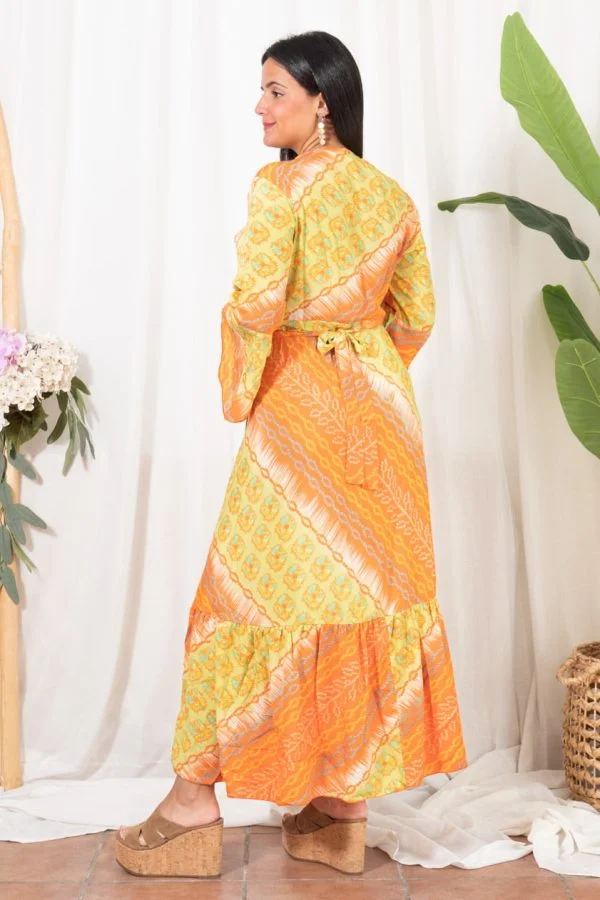 Comprar Vestido Kimono Orange Online