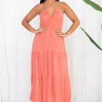 Comprar Vestido Volantes Escote Cruzado Online