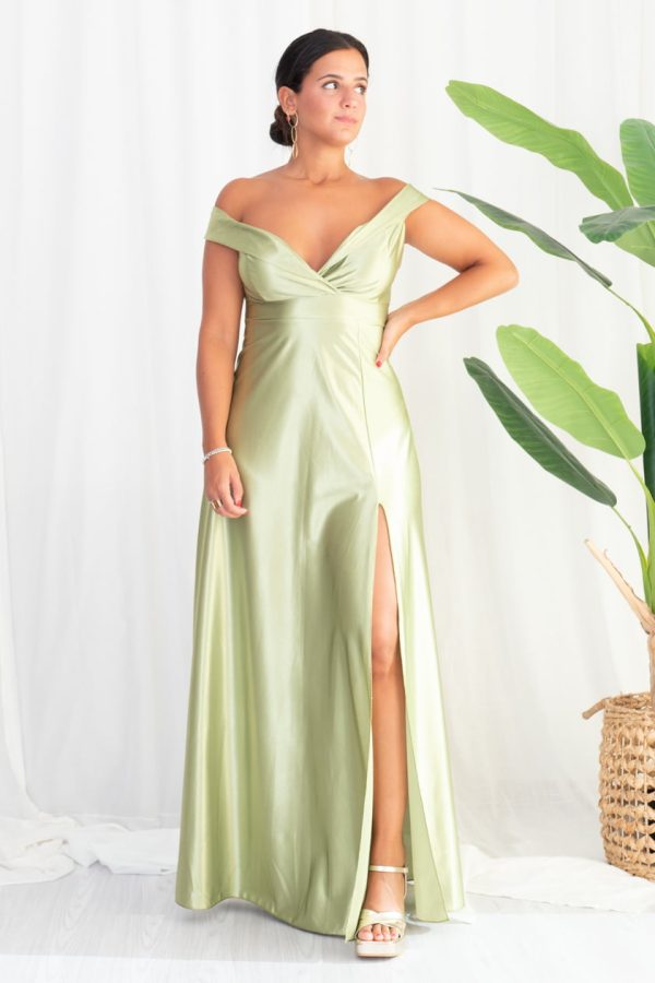 Comprar Vestido Gala Elástico Brillante Online