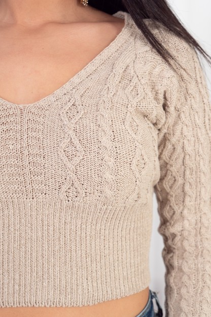 Comprar Jersey Crochet Espalda Descubierta Online
