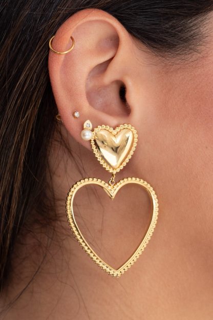 Comprar Pendientes Double Hearts Online