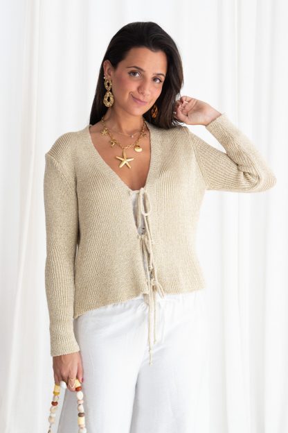 Comprar Chaqueta Crochet Oro Online