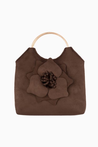 Comprar Bolso Flor Chocolate Online